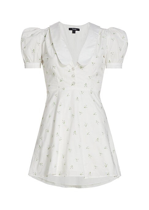Floral Puff Minidress