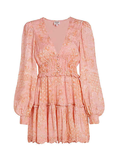 Flare Print Mini Dress