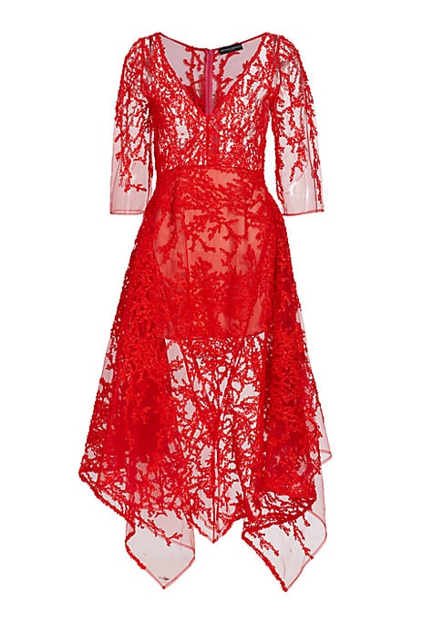 Embroidered Tulle Elegance Dress