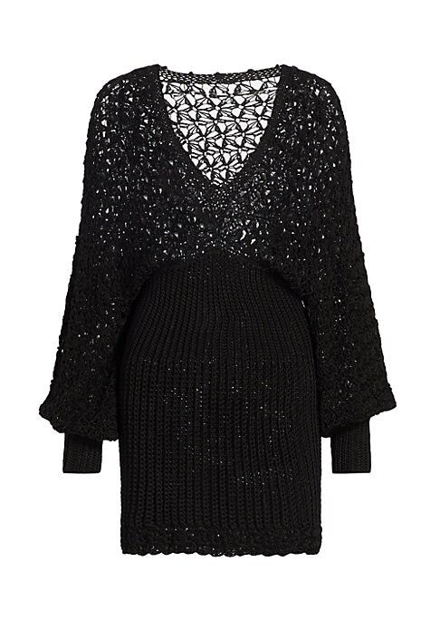 Cotton Blouson Mini Dress