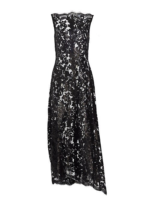 Sequined Lace Glam Dress
