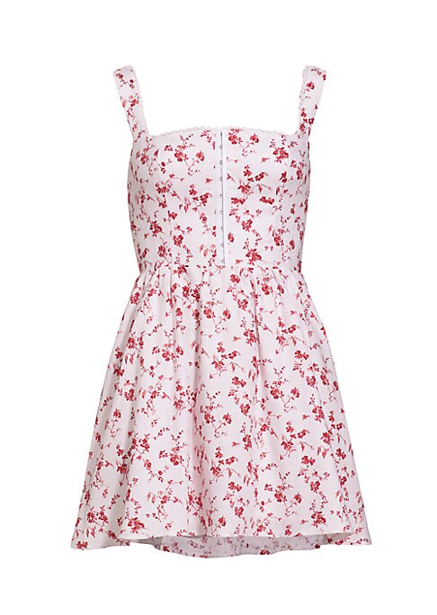 Floral Lace Mini Dress