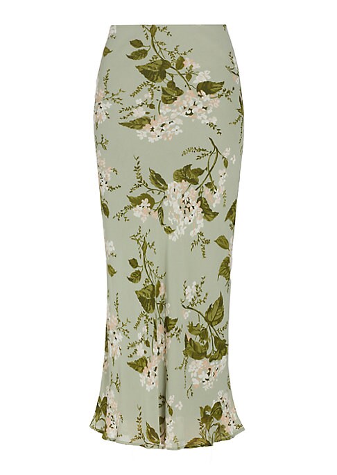 Garden Print Maxi Skirt