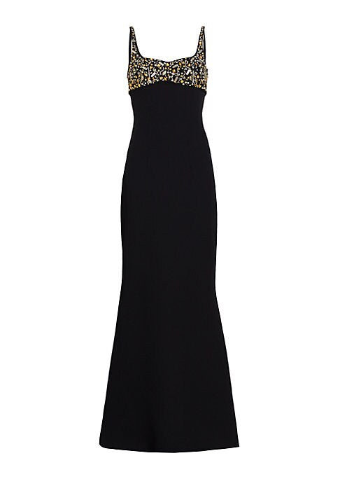Beaded Elegance Gown