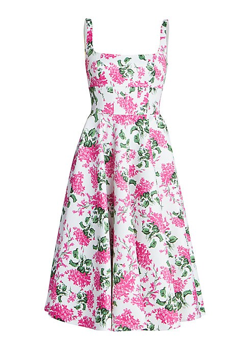 Floral Elegance Midi Dress