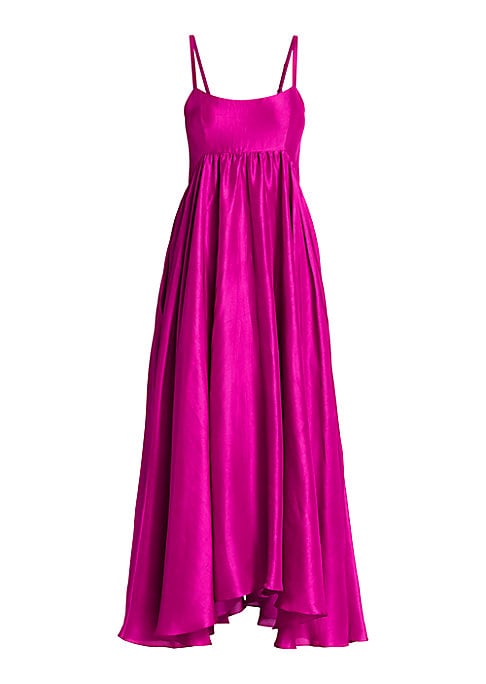 Silken Serenity Maxi Dress