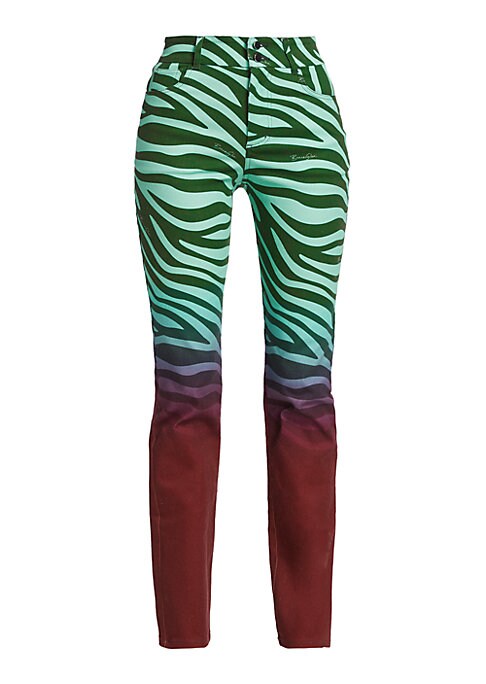 Ombre Zebra Jeans