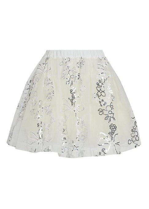 Gleaming Tulle Mini Skirt