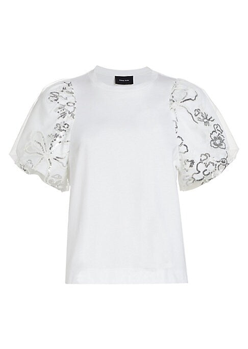 Sparkling Puff Sleeve Tee