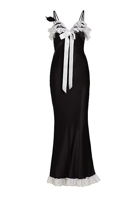 Luxe Lace Bow Dress