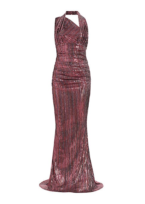 Sequin Asymmetrical Gown