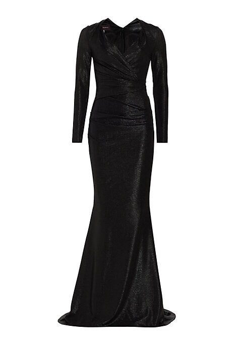 Metallic Elegance Gown