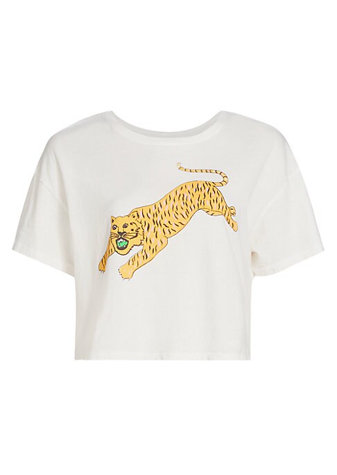 Cheetah Crop Tee