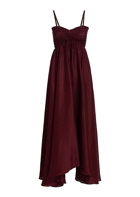 Elegant Maxi Silk Dress