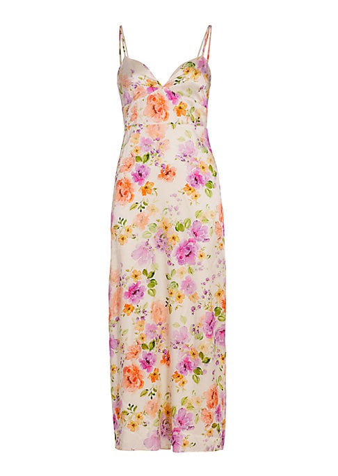 Floral Satin Dream Dress