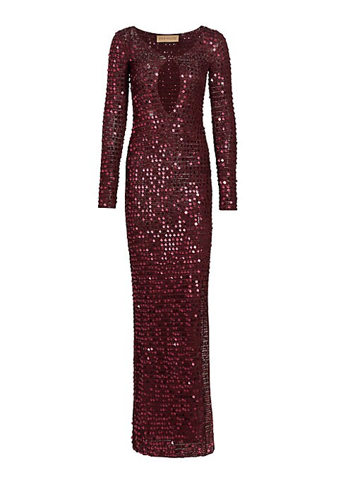 Sequin Elegance Maxi Dress