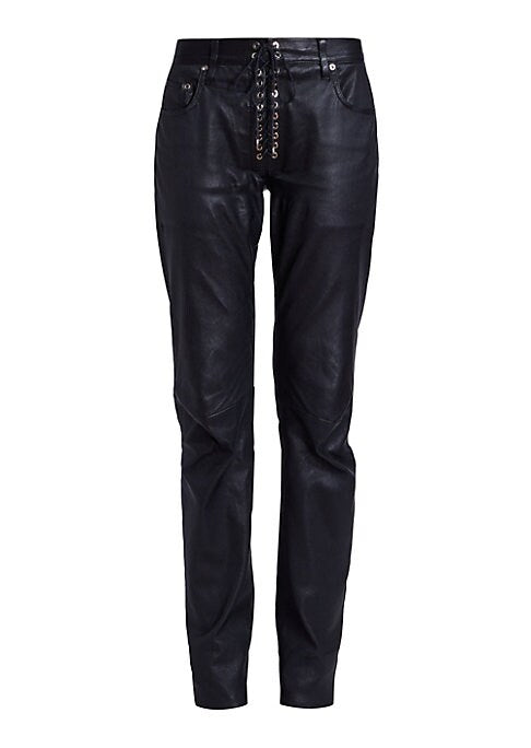 Luxe Lace Leather Pants