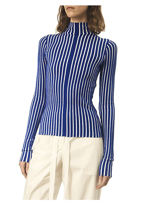 Striped Turtleneck Delight