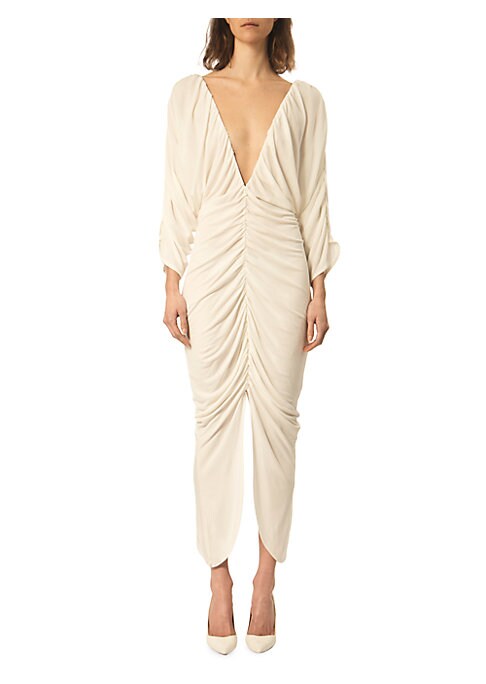 Elegant Ruched Evening Dress