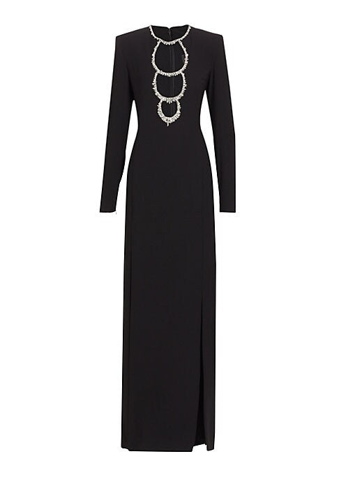 Chic Cut-Out Evening Gown