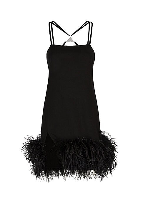 Feathered Elegance Dress