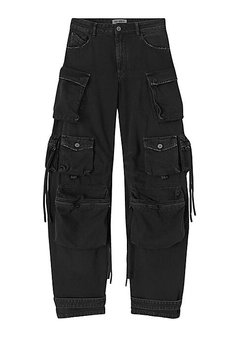 Cargo Chic Denim Trousers