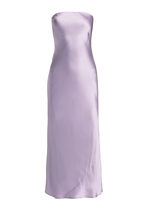 Silk Elegance Midi Dress