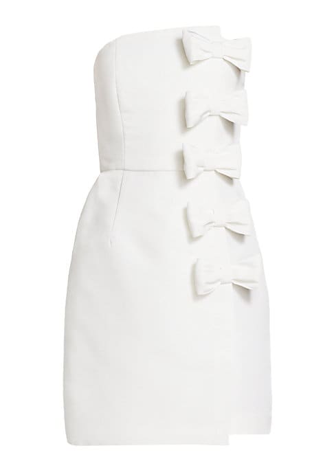 Silk Bow A-Line Dress