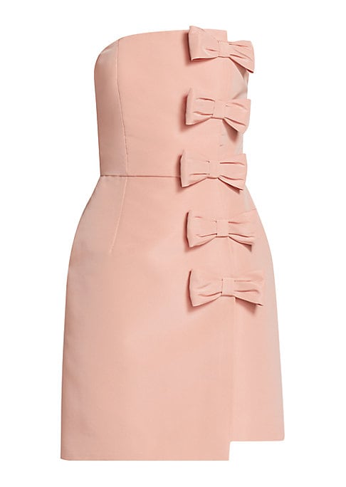 Silk Bow A-Line Dress