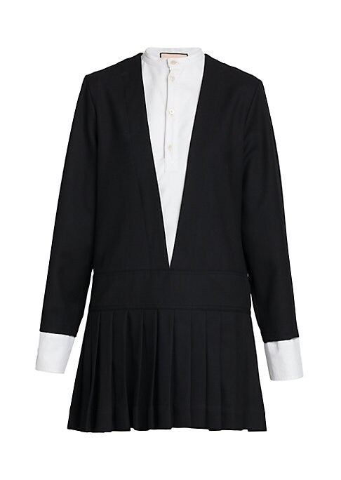 Chic Collar Minidress