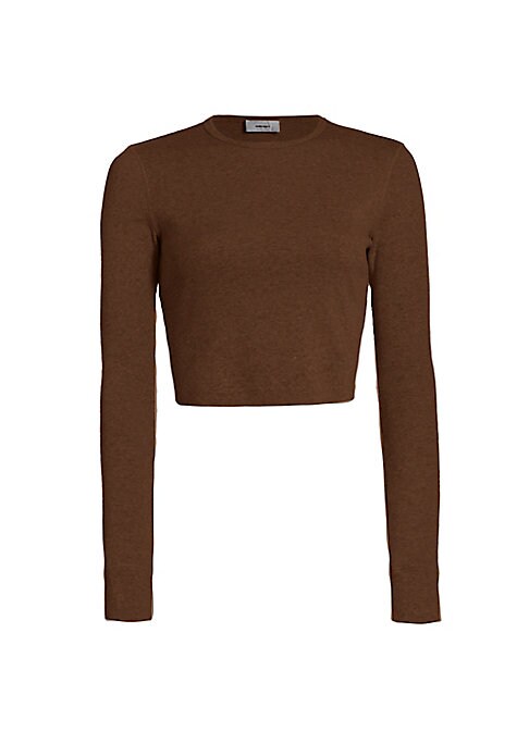 Cropped Classic Ribbed Top
