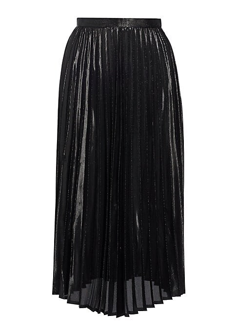 Lustrous Faux Leather Skirt