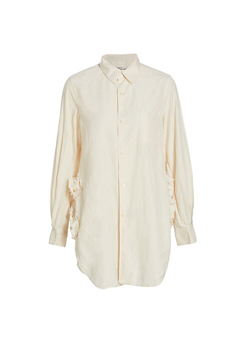 Rosette Detail Oversized Top