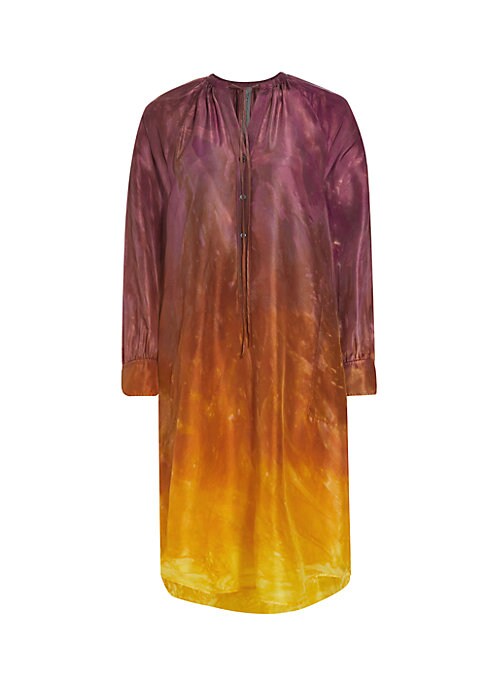 Gradient Silk Dress Delight