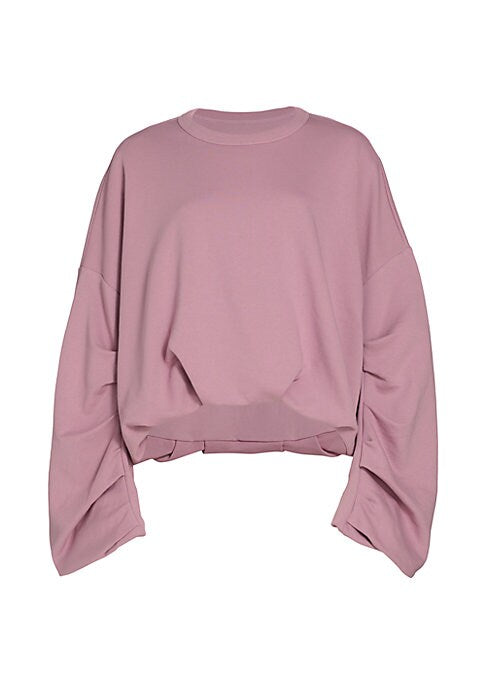 Pleated Luxe Cotton Knit