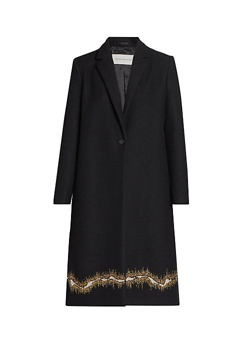 Embroidered Vintage Overcoat