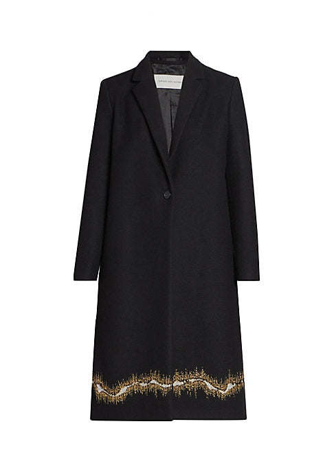 Embroidered Vintage Overcoat
