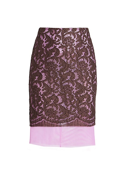 Luxe Lace Silhouette Skirt