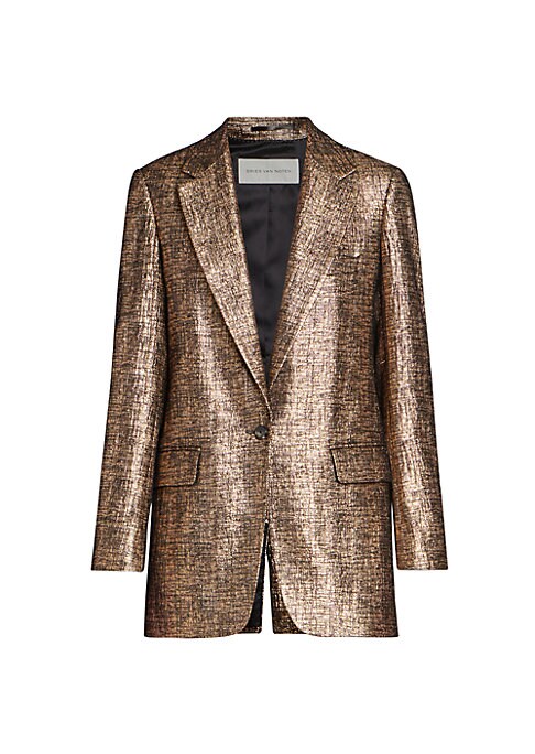 Metallic Oversized Blazer