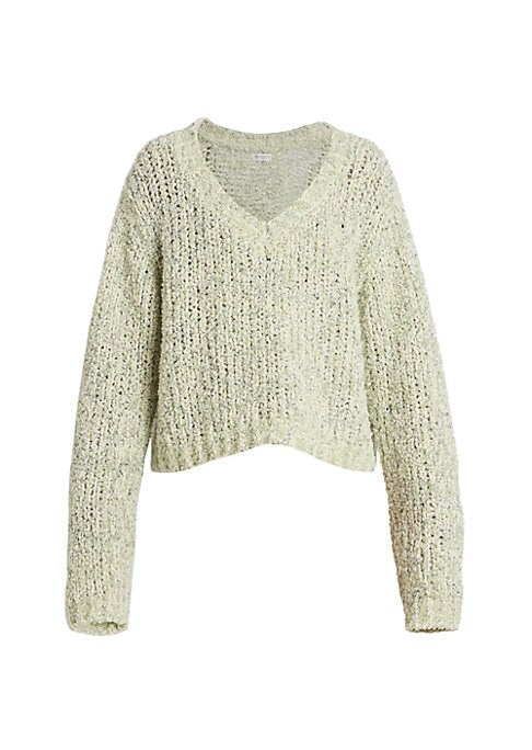 Chunky Knit V-Neck Sweater
