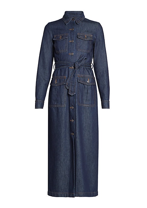 Timeless Denim Midi Dress