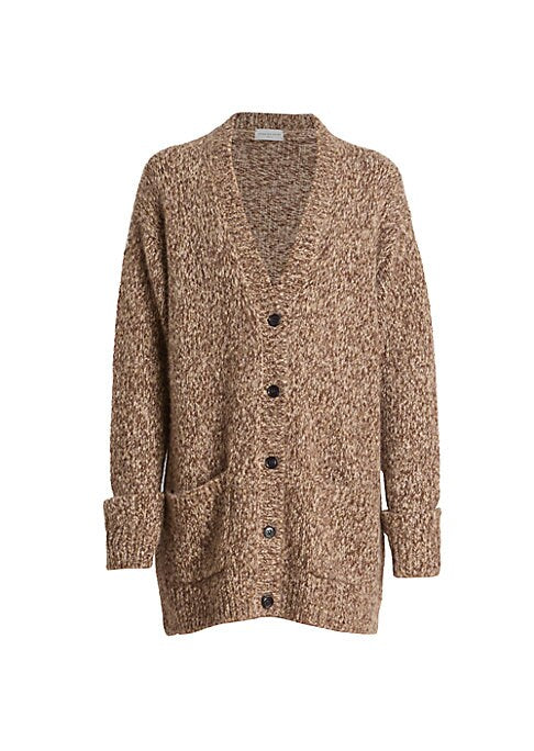 Heathered Alpaca Vintage Cardigan