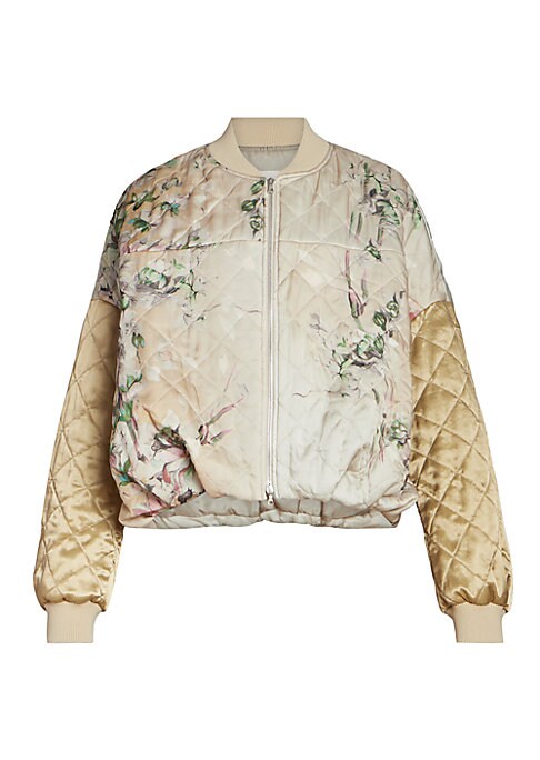 Luxurious Satin Bomber