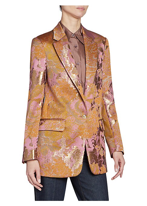 Floral Luxe Jacquard Jacket