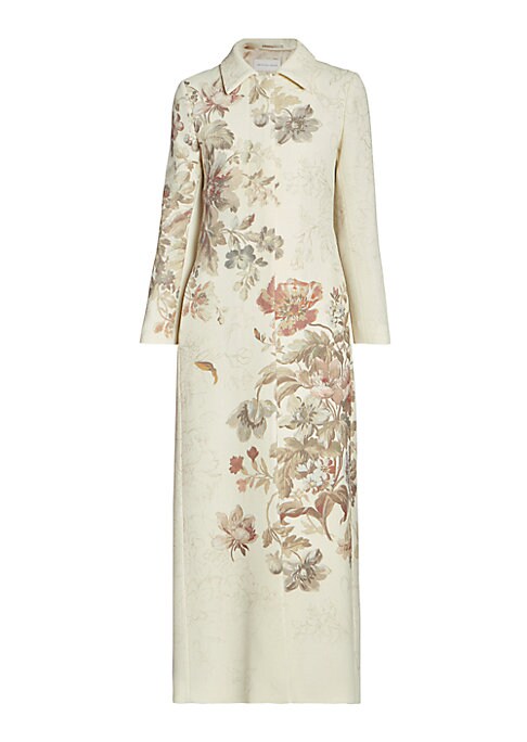 Vintage Floral Elegance Coat