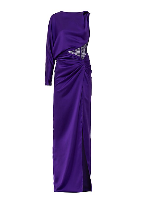 Glamorous Sheer One-Shoulder Dress