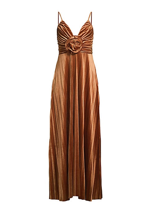 Velvet Floral Charm Gown