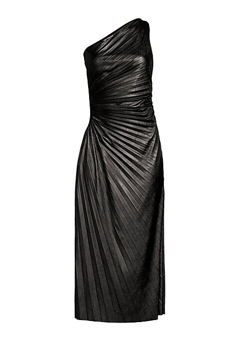 Sleek Cut-Out Midi Dress