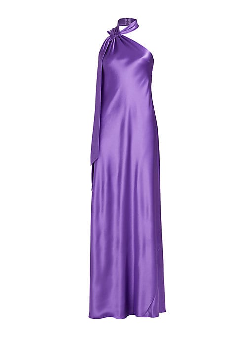 Elegant Satin A-Line Gown
