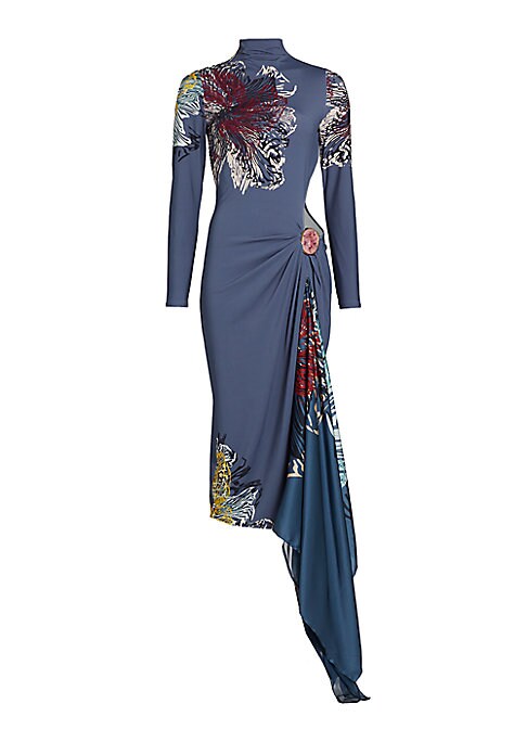 Floral Elegance Midi Dress